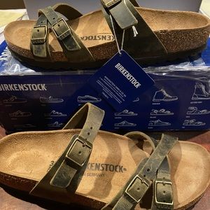 Birkenstock | Shoes | Birkenstock Franca Jade Leather 8 Narrow New |  Poshmark